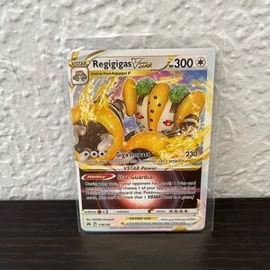 Regigigas VSTAR Card - Gold and White
